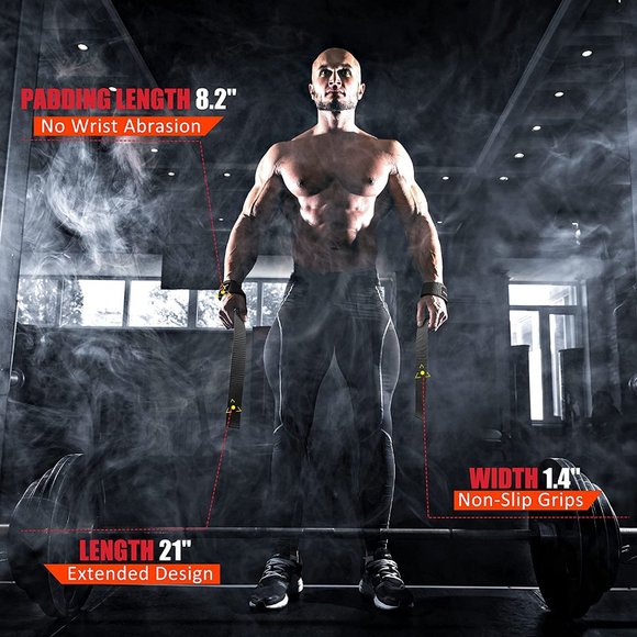 Lifting Straps for Weight Lifting - 21'' Lifting Straps for Weightlifting - Picture 3 of 7